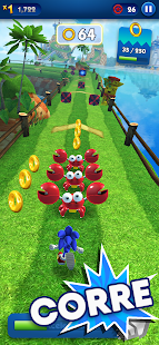 Sonic Dash - Schermafbeelding rennend spel