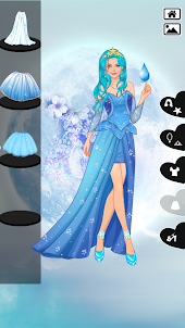 Element Princess dress up game