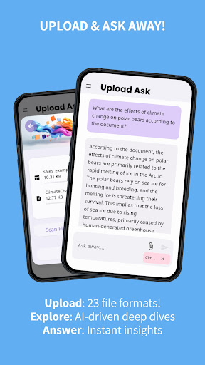 Android application Upload Ask screenshort