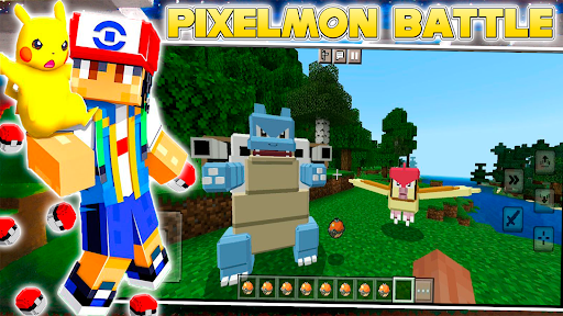 PixelCraft - Pixelmon block and pokecraft mod for Android