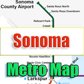 Sonoma USA Metro Map Offline 1.0 APK + Mod (Unlimited money) إلى عن على ذكري المظهر