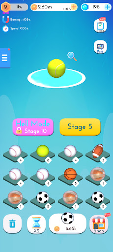 Android application Ball Merge And Kick screenshort