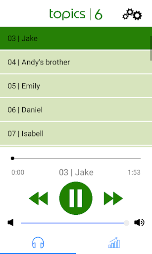 Android application topics 6 screenshort
