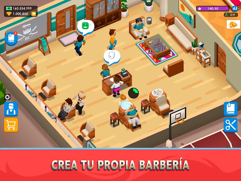 Captura de Pantalla 8 Idle Barber Shop Tycoon - Juego de Gestión Empresa android