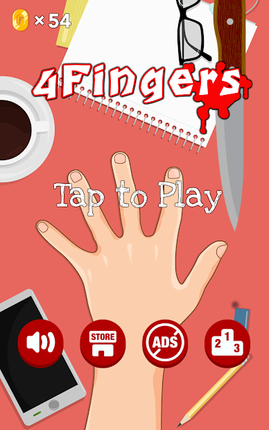 Screenshot 7 4 dedos - juegos de cuchillo gratis android