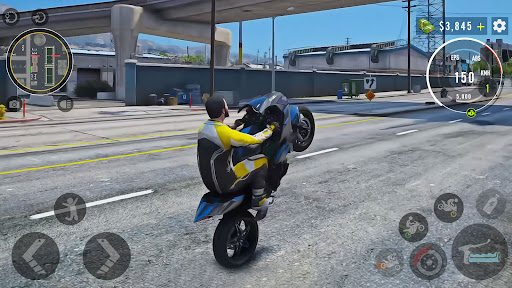 Real Moto Stunt Driving Racing screenshot 10