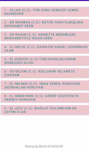 Esmaül Hüsna(99) Screen 3