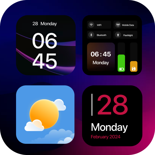 Battery & Date - widgetopia homescreen widgets for iPhone / iPad / Android