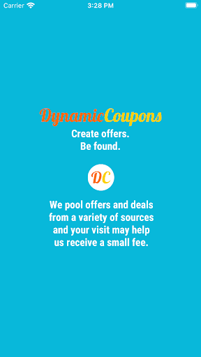 Android application DynamicCoupons screenshort
