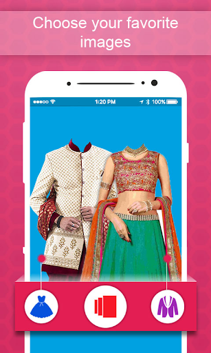 Couple Photo Suits & Frames, T Screen 2