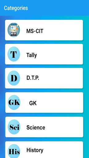 MSCIT, Tally MCQs & theory Screen 2