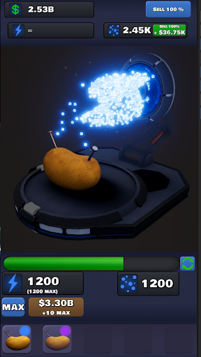 Android application Idle Potato Power screenshort