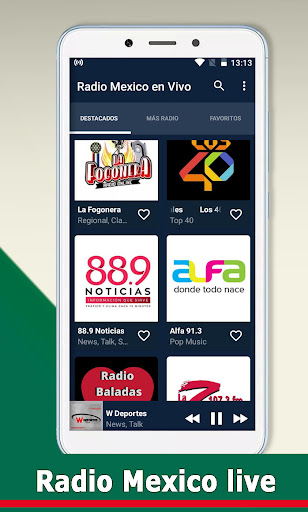 Android application Radio Mexico Live screenshort