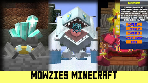 Android application Mowzies Mod for Minecraft PE screenshort