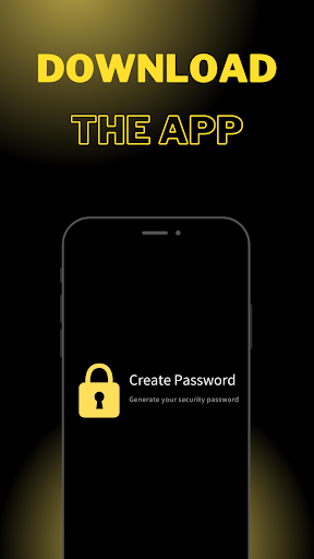 Android application Create Password screenshort