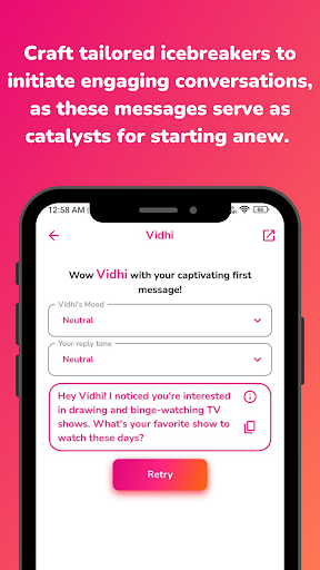 Android application Reply Muse: GenAI for Convo screenshort