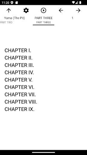 Android application Book, Yama (The Pit) screenshort