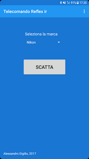 Android application Telecomando Reflex IR screenshort