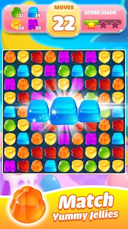 Game screenshot Jelly Jam Crush- Match 3 Games mod apk