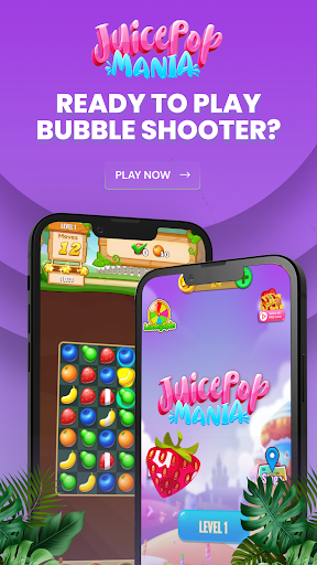 Android application Juice Pop Mania screenshort