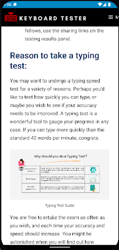 WPM Tester - Word Per Minutes