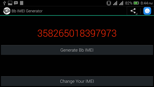 Bb IMEI Generator Screen 2