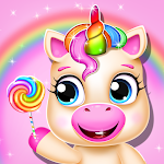 Cover Image of ดาวน์โหลด Cute unicorn pony care  APK