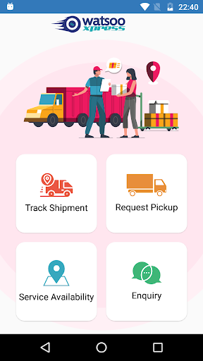 Android application Watsoo for Customer screenshort