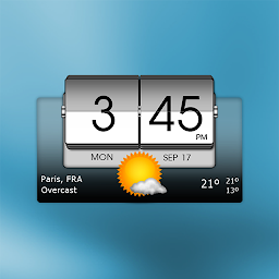 Imazhi i ikonës 3D Flip Clock & Weather