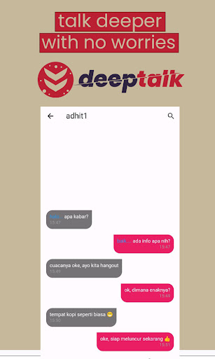 Android application DeepTalk screenshort