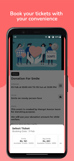 BookEventNow Screen 3