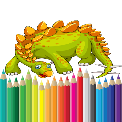 Dinosaur Coloring Book logo