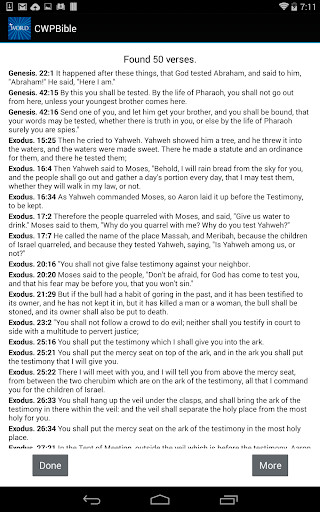 Crossword Project Bible Screen 3