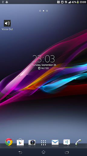 Android application Voice Out TTS Client screenshort