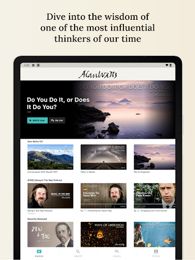 Screenshot of Alan Watts