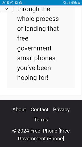 Freee iPhones Screen 3