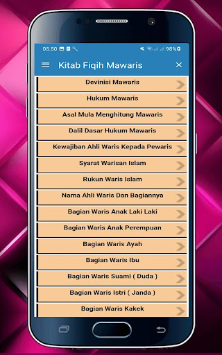 Kitab Fiqih Mawaris Screen 3