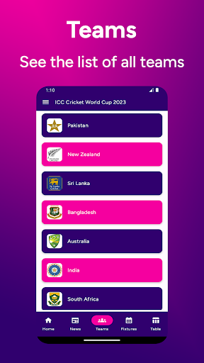 World Cup 2023 - Live Updates Screen 3