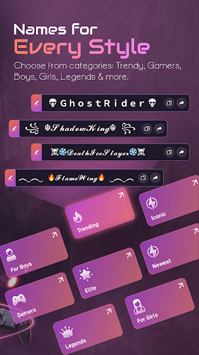 Social and Gaming Nickname Maker