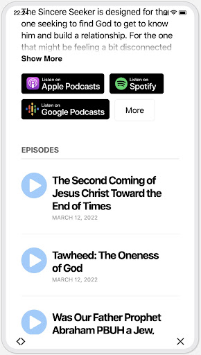 The Sincere Seeker Islamic App