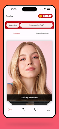 Android application Celebschat - Stars Messanger screenshort