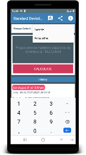 Standard Deviation Calculator