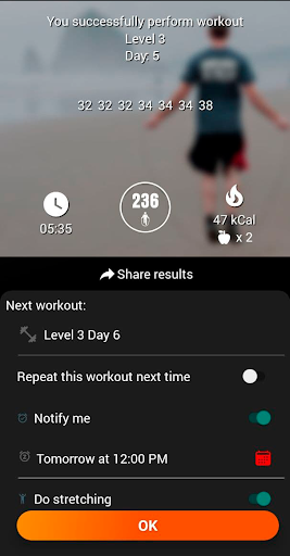 Screenshot of 1000 jumping rope  BeStronger