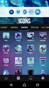 Thunder - Екранна снимка на пакета с икони