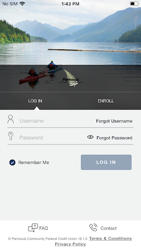 Android application PCU Card Connect screenshort