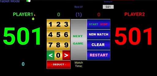 Android application Darts Scoreboard screenshort