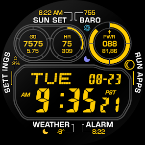 Captura 33 RETRO DIGITAL A Watch Face android