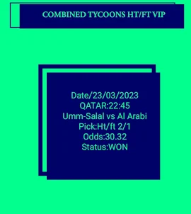 Combined Tycoons Ht/ft Vip