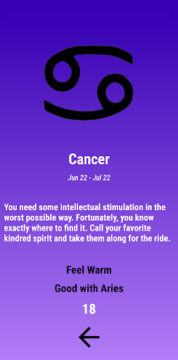 MyHoroscope Screen 3