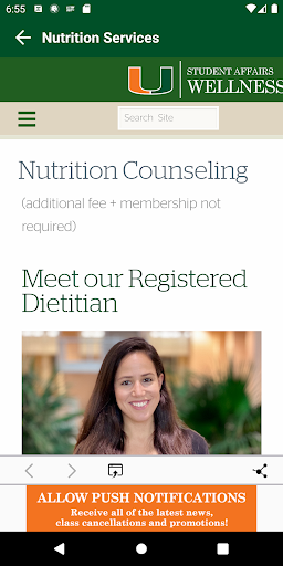 UM Wellness Screen 2